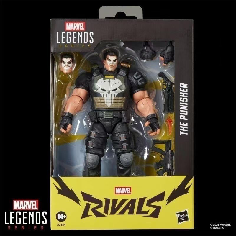 พร้อมสต็อก Hasbro ML Marvel Strike Punisher Game Edition เวอร์ชั่นฮ่องกงที่เคลื่อนย้ายได้ใหม่เอี่ยม