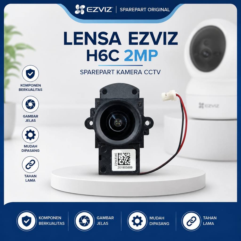เลนส์อะไหล่ EZVIZ H6C 2MP เลนส์เปลี่ยนเดิมสําหรับกล้องวงจรปิด