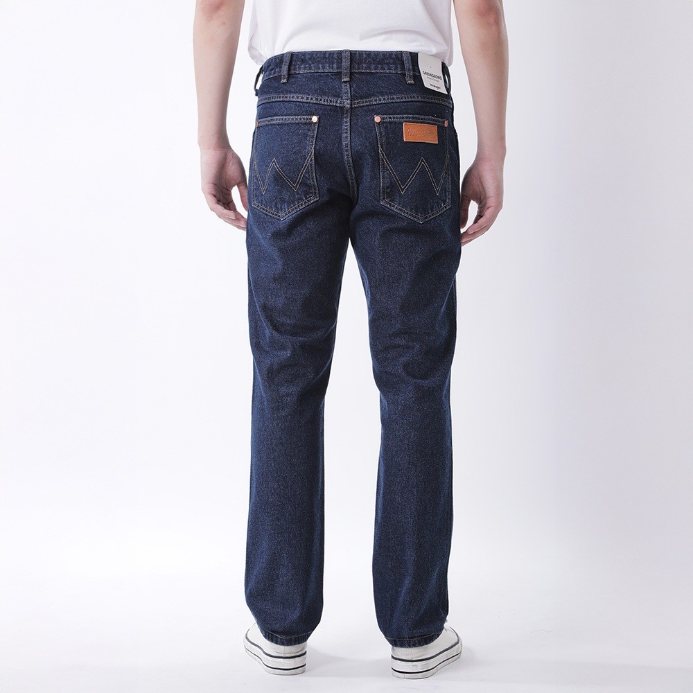 WRANGLER กางเกงยีนส์ผู้ชาย เอวกลาง ทรงตรง รุ่น WR F325MGREF17 สียีนส์เข้ม — صورة 3