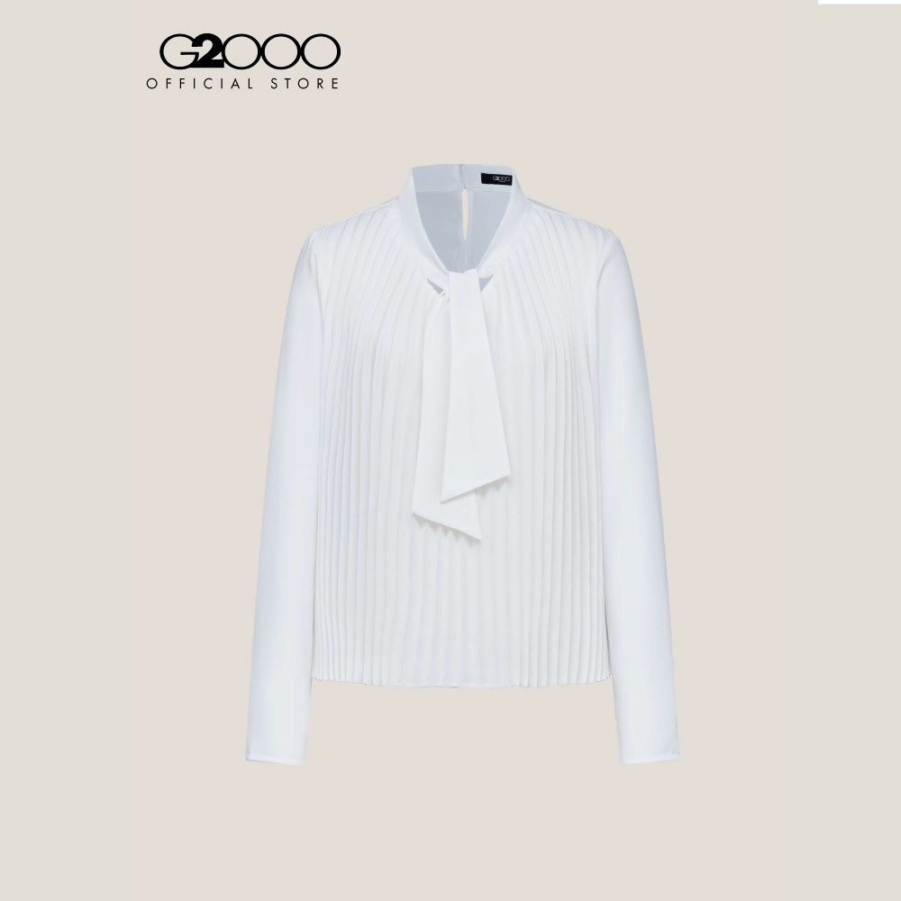 G2000 เสื้อเบลาส์สำหรับผู้หญิง Loose Fit รุ่น 5124151801 OFF-WHITE