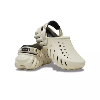 CROCS รองเท้าลำลองผู้ใหญ่ ECHO CLOG รุ่น CS 207937-2YJ - BONE/BLACK