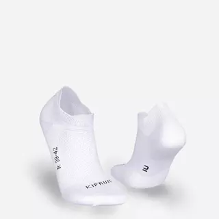 Decathlon Pack Of 2 Pairs Thin Invisible Running Socks ถุงเท้าวิ่งข้อสั้น รุ่น Run 500 1 แพ็ค 2 คู่ - White