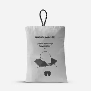 Decathlon Travel Pillow Travel 100 Compact หมอนเพื่อการเดินทางรุ่น Travel 100 Compact - Grey