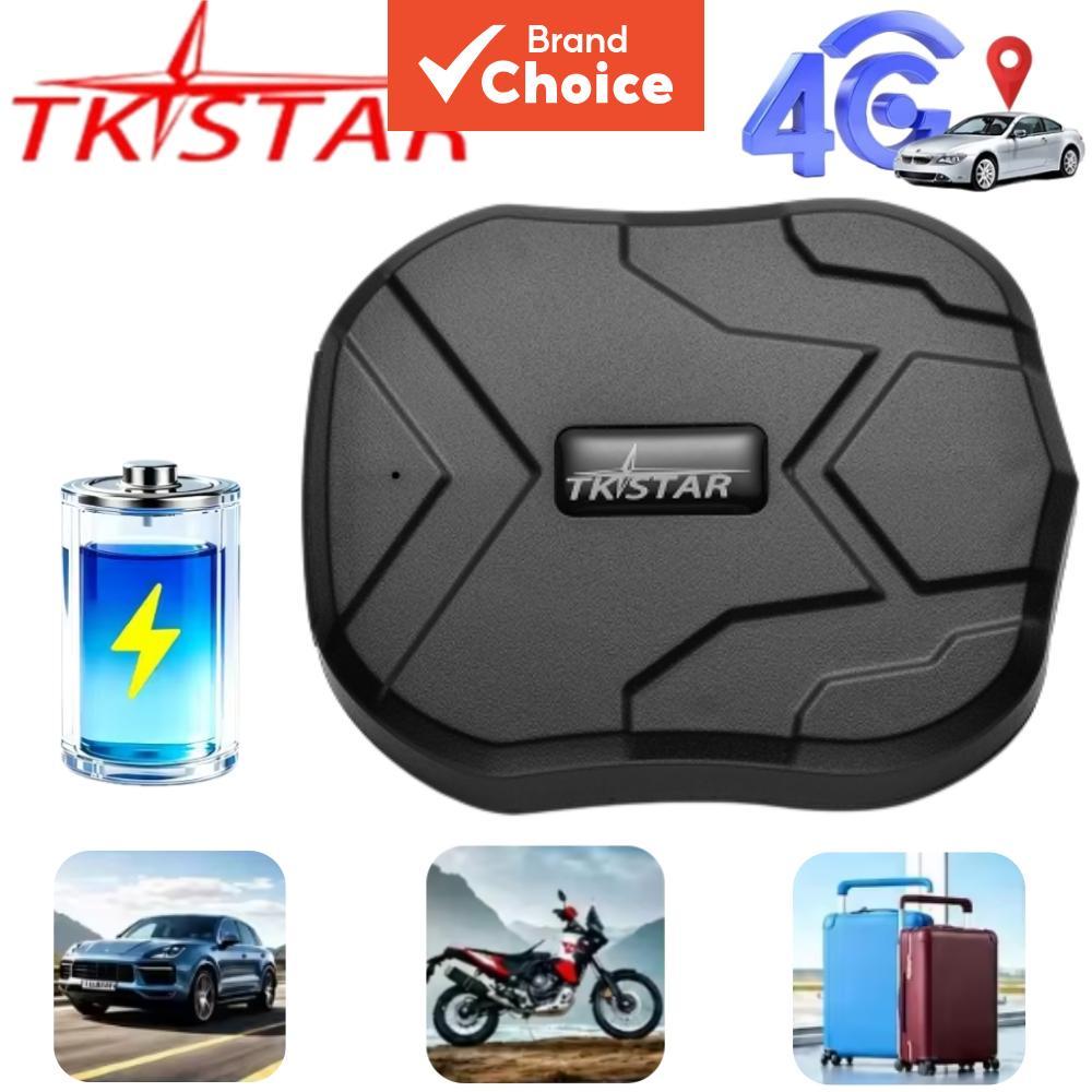TKSTAR TK905 เครื่องระบุตําแหน่งจีพีเอส 4G เครื่องติดตามจีพีเอสไร้สายสําหรับรถยนต์และทรัพย์สิน