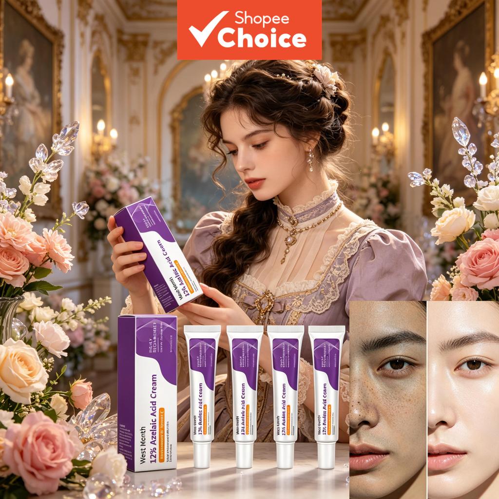 AZEILAIC 20g ครีมรักษาสิว Brightening Nicotinamide วิตามินซีครีมบํารุงผิวหน้าสําหรับ Dark Spot Redne