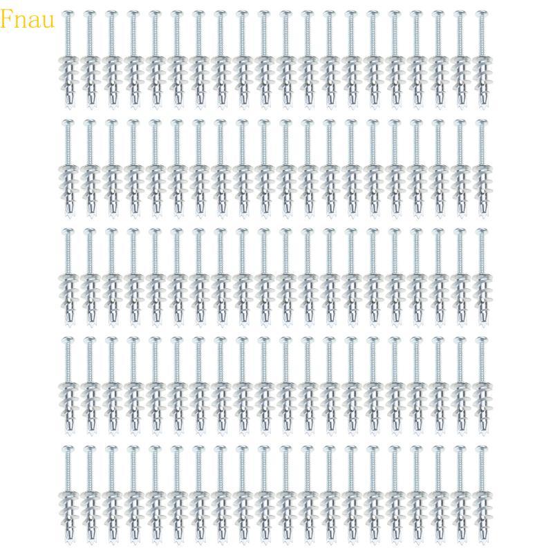 Fnau Professional Drywall Anchors สกรูชุดมัลติฟังก์ชั่น Drywall Anchoring Solution