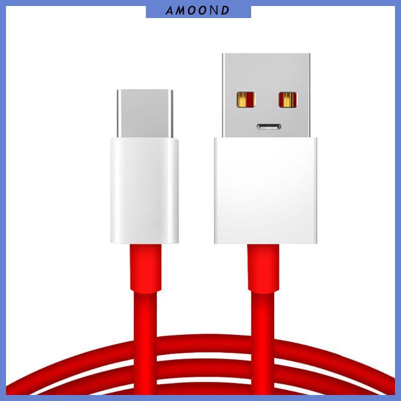 AMOOND USB 3 1 Type C Cable Quick Fast Charging Power Data Cable สําหรับ 6T 5T