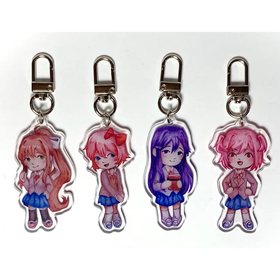D9oki D9oki วรรณกรรมคลับ Chibi พวงกุญแจอะคริลิค P