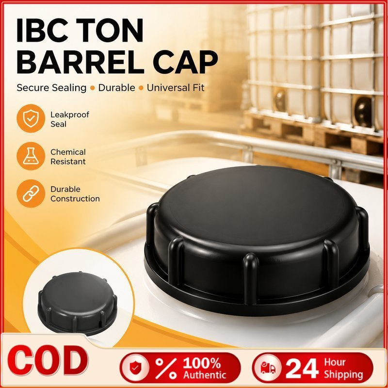IBC Tank Cap Easy Grip Ribbed Edge IBC Tank Lid IBC Tote Maintenance ฮาร์ดแวร์วาล์วขนาดกะทัดรัดส่วนป