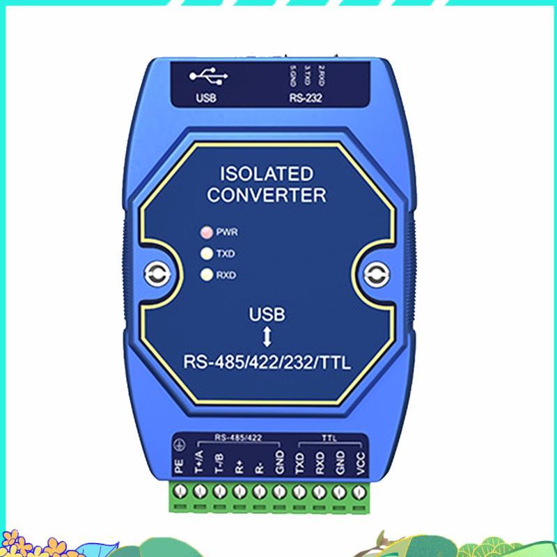 CH340 USB to RS485 RS422 RS232 TTL ตัวแปลงอุตสาหกรรม CDSENET E810-U15C Type-C 3.5V/5V แยกสัญญาณไฟ