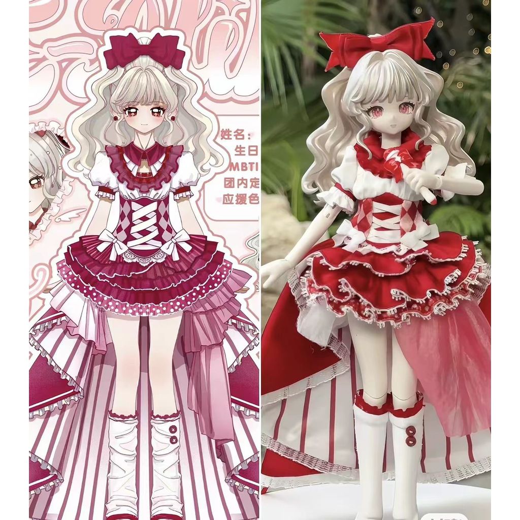 สินค้าใหม่ [ของแท้] Guangyu Club E-ALIKE Girl Group Series ยืนยัน 8 จุด bjd Action Figure ตุ๊กตาตกแต