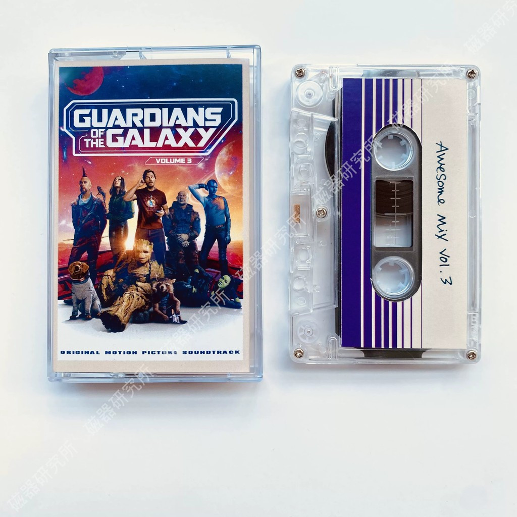 Guardians Of The Galaxy 3 Soundtrack Cassette Tape Clear Version Star Lord ใหม่เอี่ยม C0103