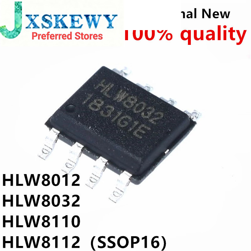 5PCS HLW8032 8032 HLW8012 HLW8110 HLW8112 SOP-8 SSOP16 ใหม่เดิมใหม่