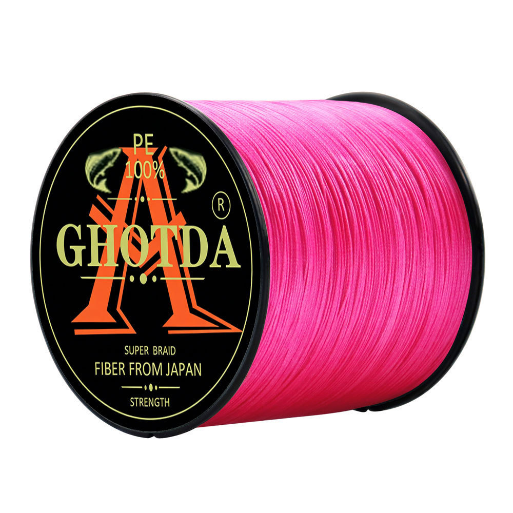 GHOTDA 1000M 4 Strands สาย PE สายถักถักลวด PE ทนต่อการสึกหรอสําหรับสายยาว