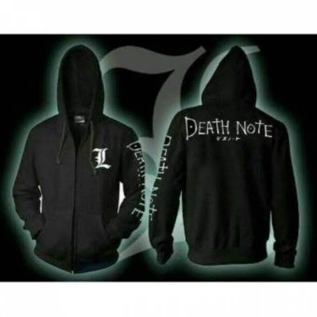Kaos เสื้อกันหนาว Pria DEATH NOTE LIRA/เสื้อกันหนาว DEATH NOTE LIRA/เสื้อกันหนาวอะนิเมะ DEATH NOTE L