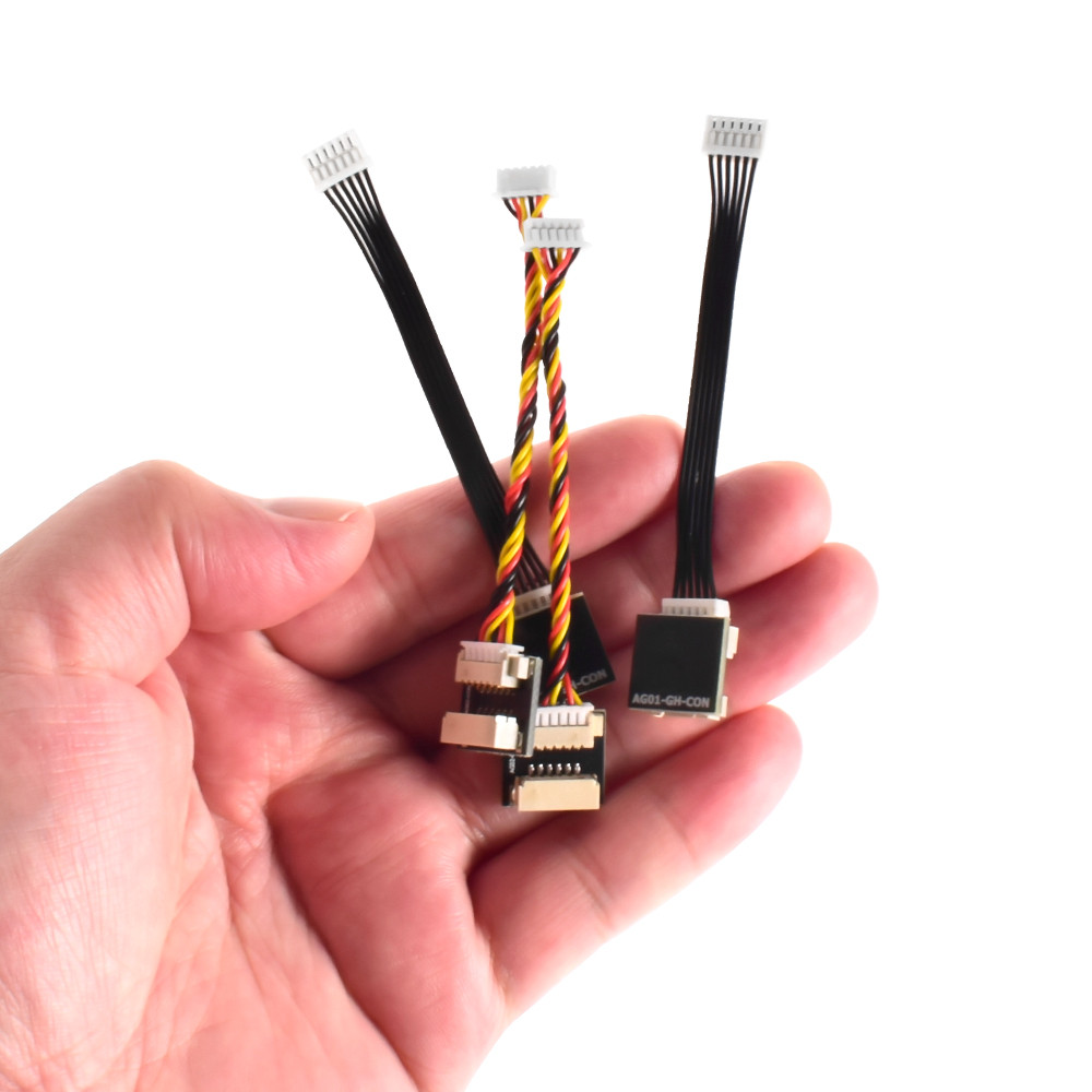 RadioMaster AG01 AG02 Hall อะแดปเตอร์กิมบอลสาย JST-GH ถึง JST-SH 70 มม.ชุดอัพเกรดสําหรับ TX16S MK3 T