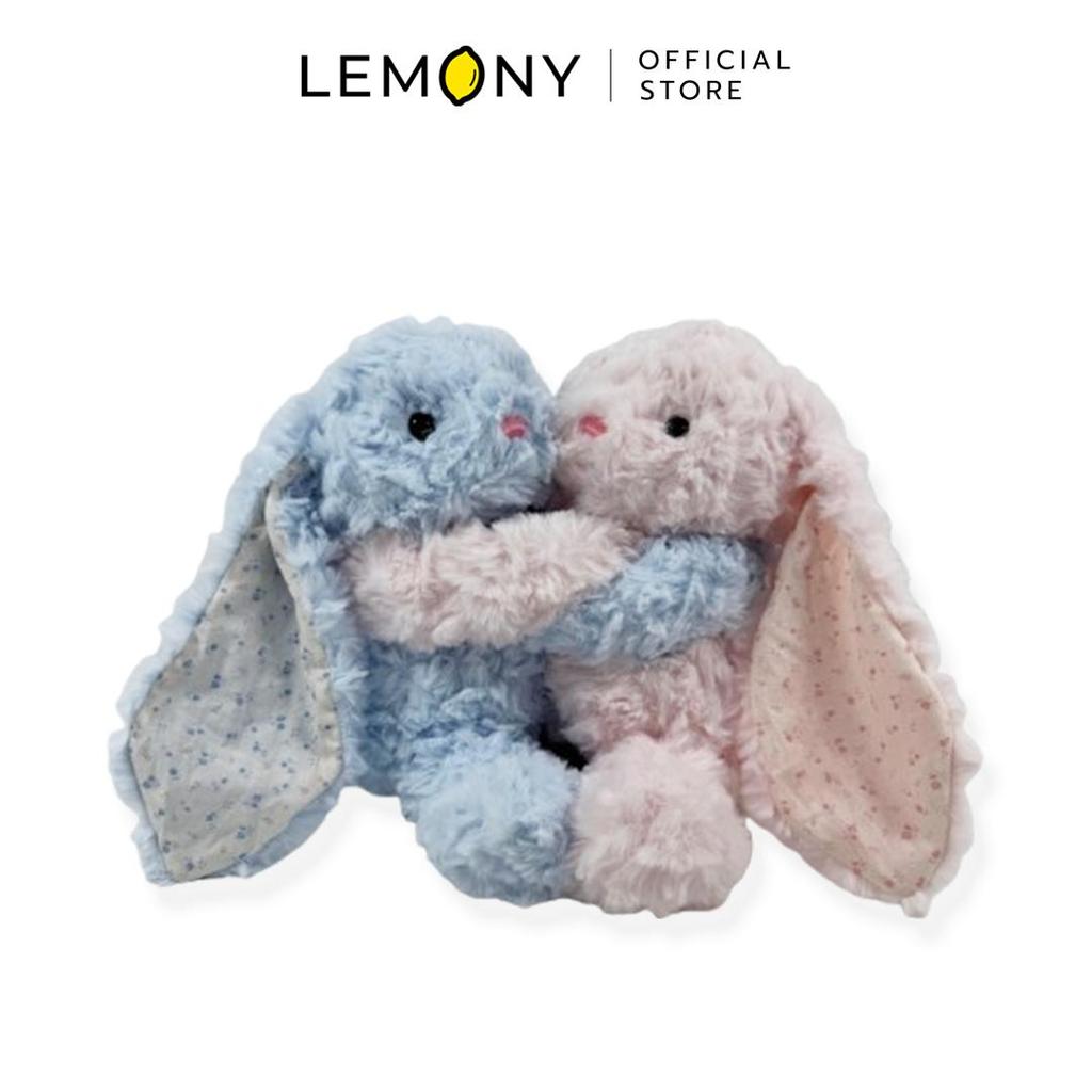 LEMONY ตุ๊กตากระต่ายคู่ แบบแม่เหล็ก ซีรีส์ Hugging ขนาด 25 ซม.