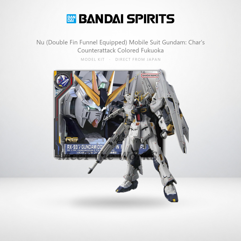 [RG1/144] Nu (Double Fin Funnel Equipped) Mobile Suit Gundam: Char's Counterattack Colored Plastic M