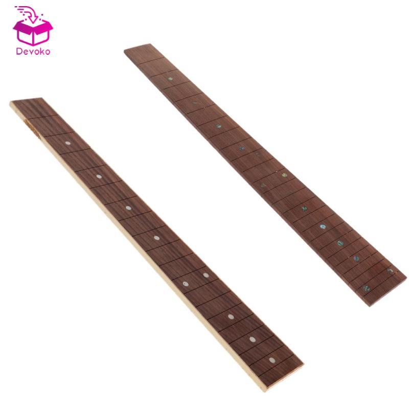 [chiwanji2mf] 19/24 Fret Rosewood Fret Board Fingerboard สําหรับกีตาร์คอ Luthier วัสดุ