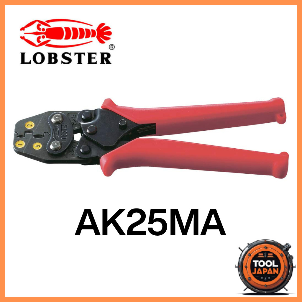 LOBSTER Crimping Tool for Bare Terminals and Sleeves AK19A