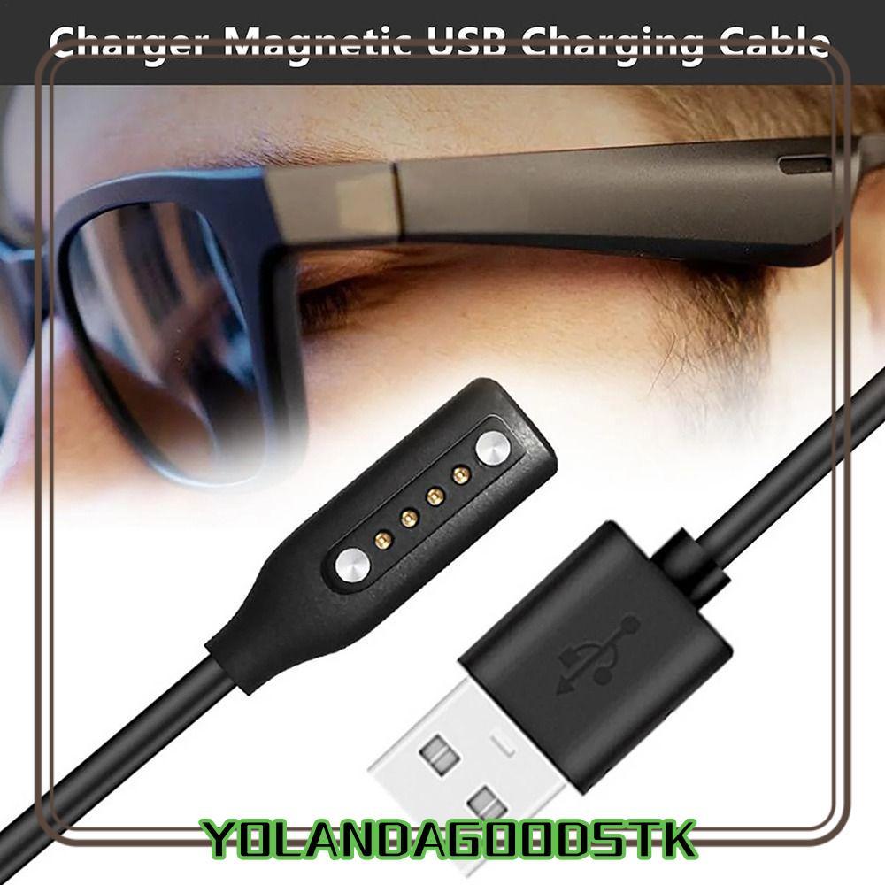 IYOLANDAGOODS1 Smart Glasses Charger Magnetic สําหรับ BOSE Frames Fast Charging Power Cable สําหรับ 