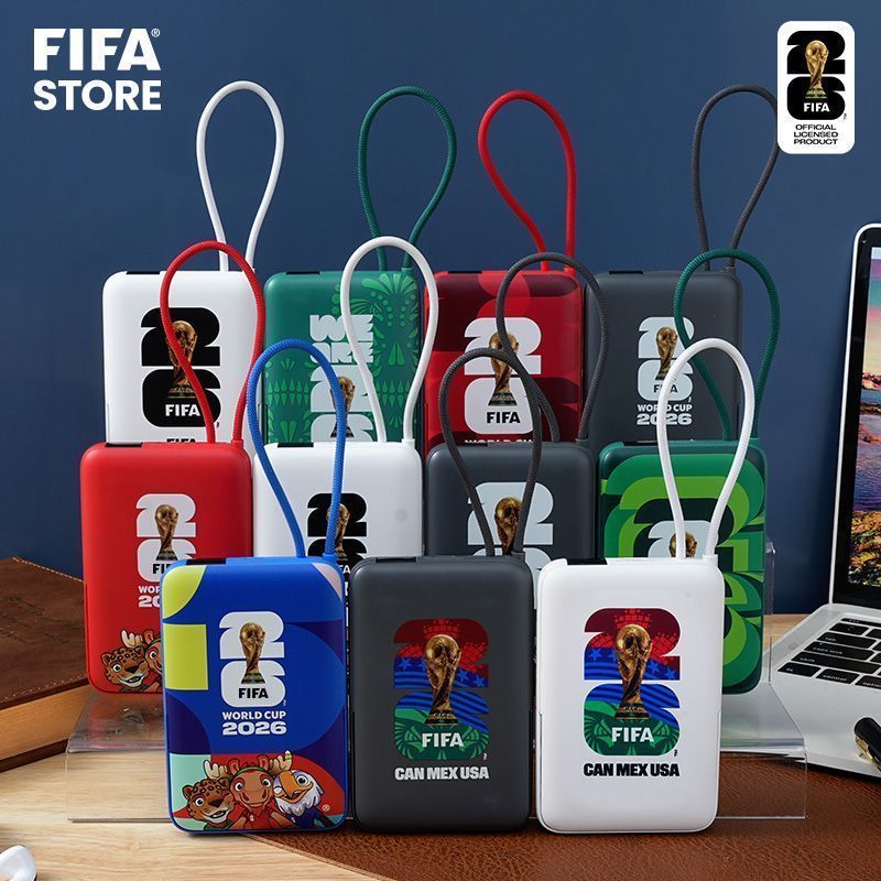 FIFA International Foot Link 2026 World Cup Peripheral Fast Charge 1,000mAh Magnetic Charging Treasu