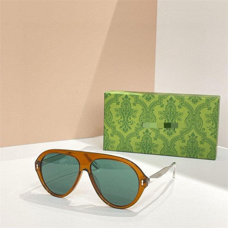DM2N GG.C New sunglasses, the same style as worn by internet celebrity Zhang Zhen, aviator-shaped un