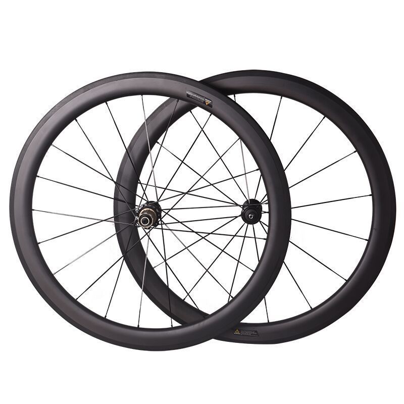 Unmarked 700C 50-25 มม.RUJIXU มีดคาร์บอนคาร์บอนไฟเบอร์ C/V แหวนเบรคเบรคจักรยานเสือหมอบชุดล้อ O