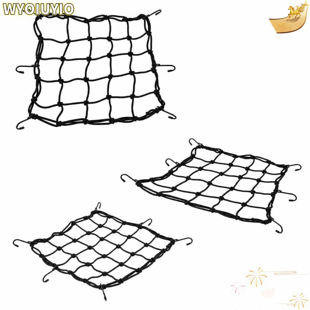 WYOIUYIO 3PCS Bungee Cargo , เชือกยางยืดหยุ่นยืดรถจักรยานยนต์ Cargo , ทนทาน Quick Attachment ยืดหยุ่
