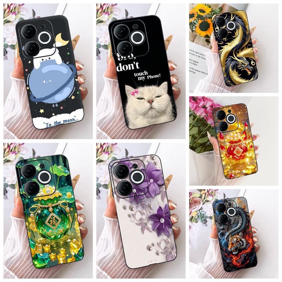 สําหรับ ITEL A80 กรณีน่ารักการ์ตูนแฟชั่นผีเสื้อตลกทาสีปลอกสําหรับ A80 ITEL A671L A671LC