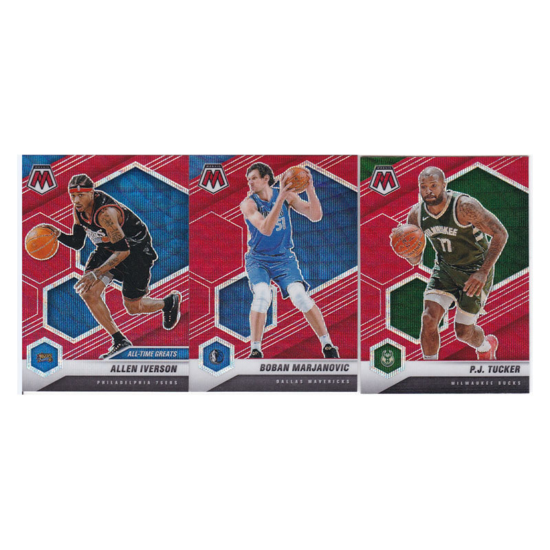 Star Card Iverson Boban PJ Tucker Red Refrection Panini 20-21mosaic