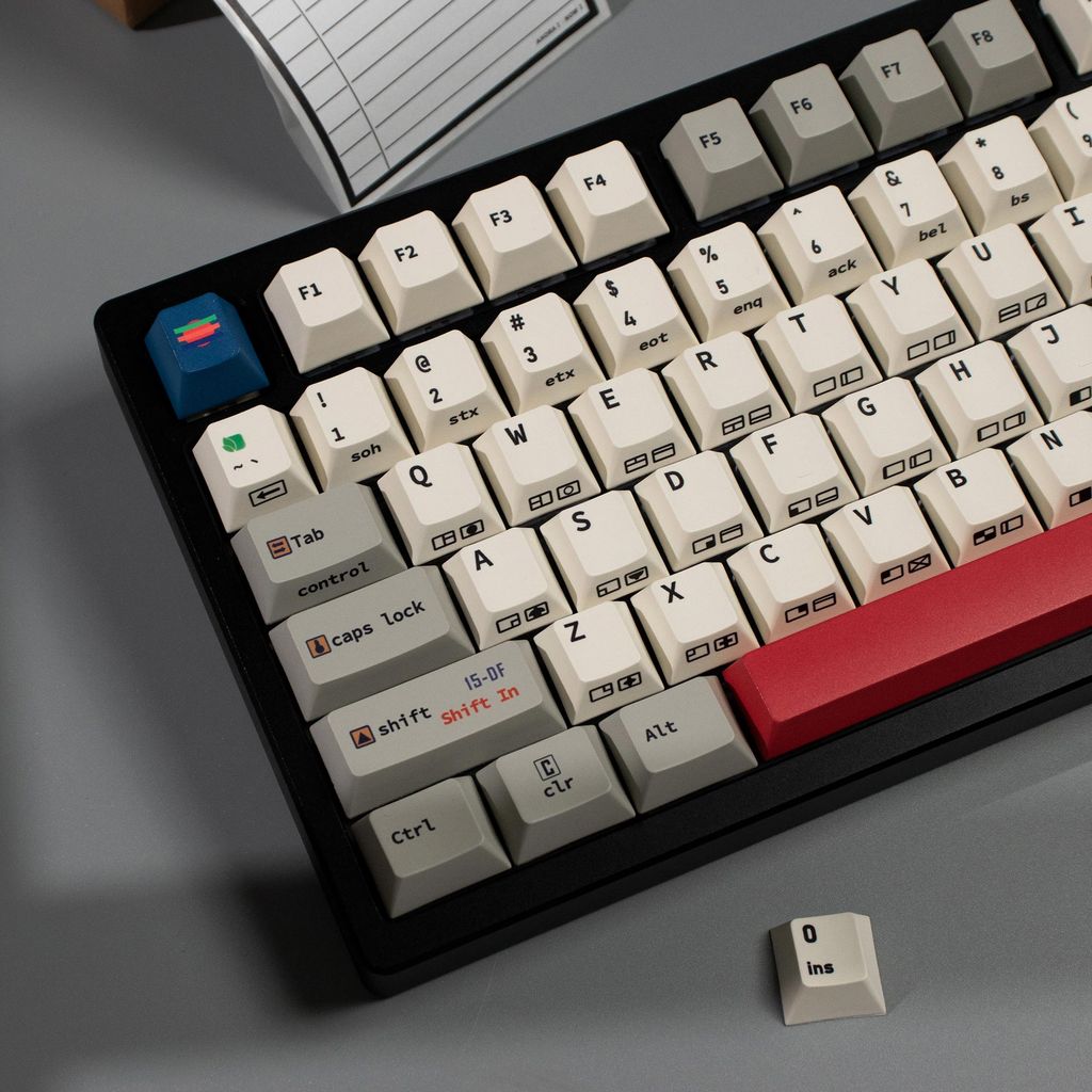 sa keycap keycap C64 R3 Retro สีดําด้านข้างแกะสลักคีย์บอร์ด Keycap PBT ระเหิดโรงงานเดิมความสูง Adapt