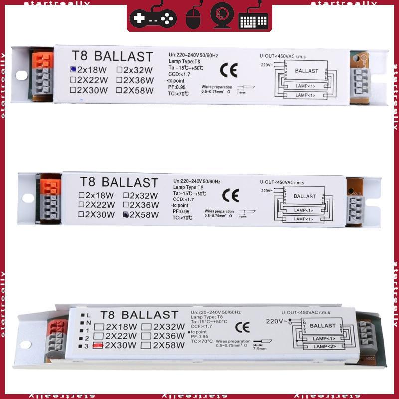 ST T8 Home Compact Electronic Ballast 18 30 58W บัลลาสต์เรืองแสงเริ่มต้นทันที
