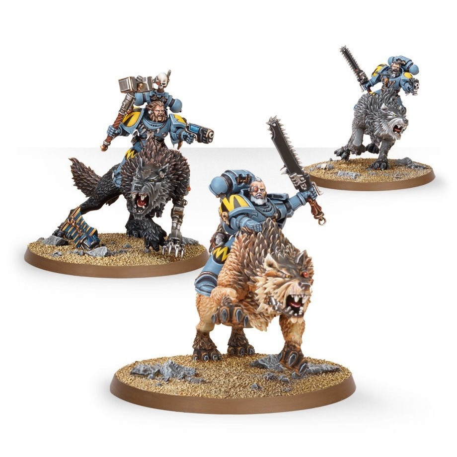 Thunder Wolf Cavalry Space Wild Wolf เรซิ่นสีขาวรุ่น (เวอร์ชั่นมาตุภูมิระบายสีไม่ได้)