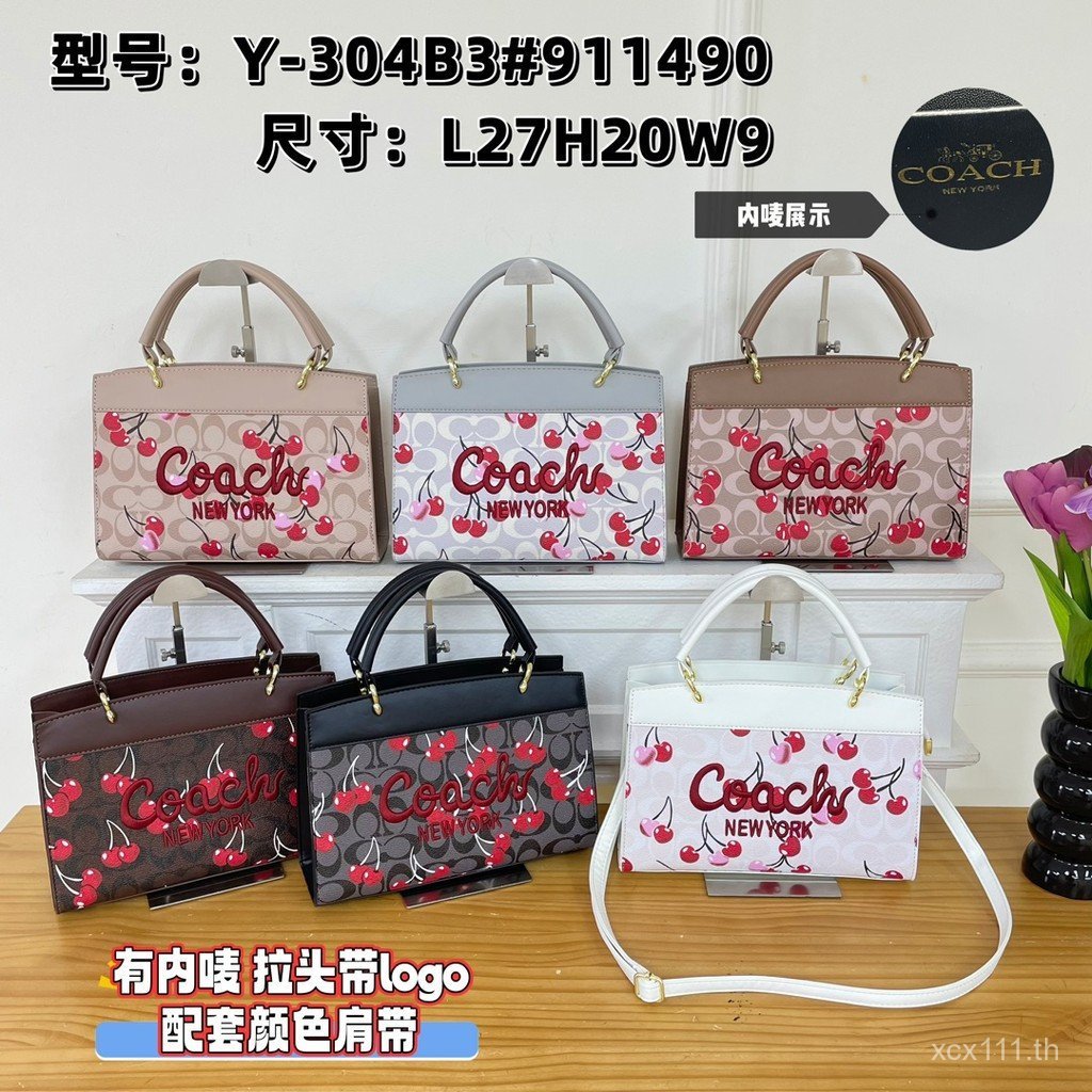 2026Coach bag/Coach tote bag Female Bag Handbag Lady Bag เหมาะสําหรับ Dress Celebrity 3M2D