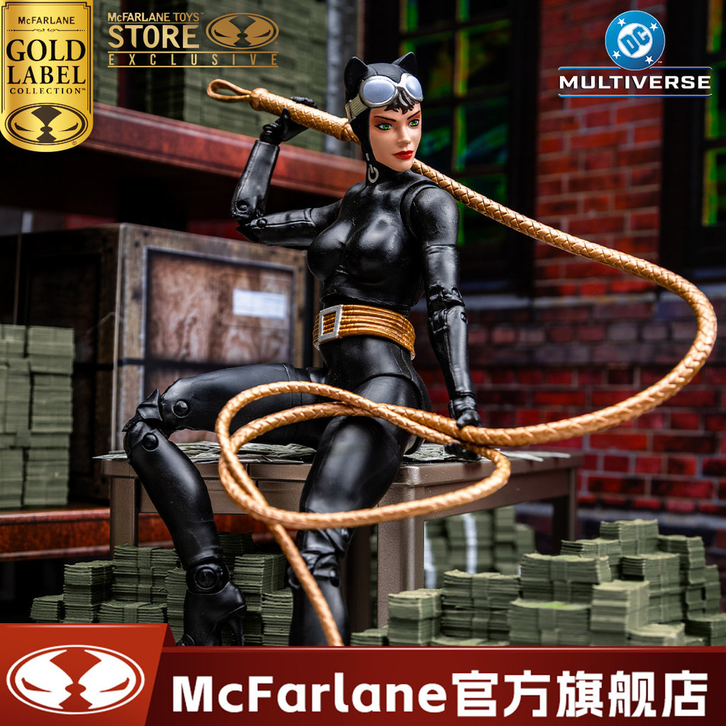 [คลังสินค้าพร้อม] mcfarlane mcfarlane DC Series Silent Catwoman 1/10 เคลื่อนย้ายได้