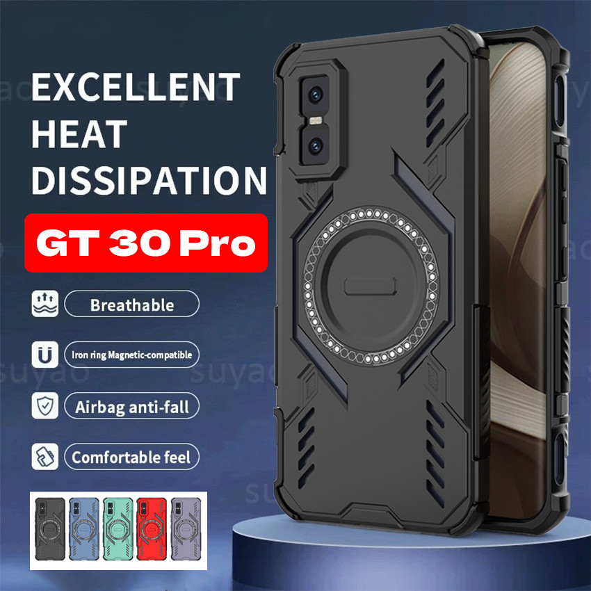 เหมาะสําหรับ Infinix GT 30 Pro GT30 30Pro 50 2026 เคสโทรศัพท์ป้องกัน Magnetic Cooling Case GT30Pro G