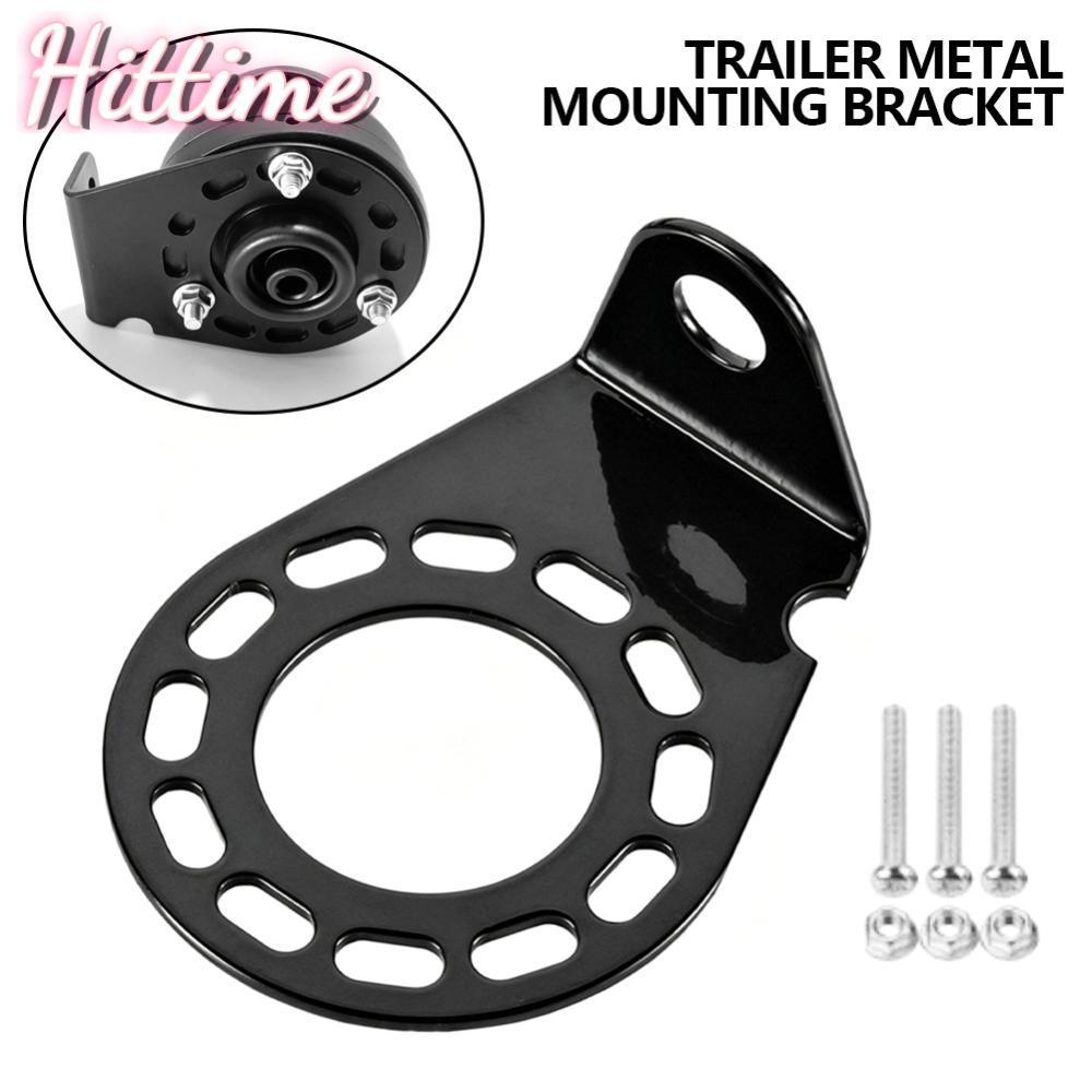 HITTIME Trailer Mounting Bracket Holder Kit Towbar Connector Plug Holder โลหะสําหรับ 7 Pin 13 Pin Ca