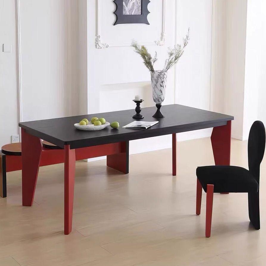 Solid wood dining table, creative meeting table, desk, long table, office desk