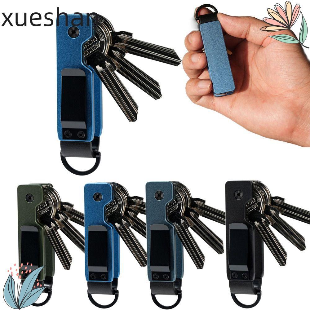 XUESHAN Key Organizer, Minimalist Compact Key Holder, 2-5 Keys Metal Keys Bag Outdoor