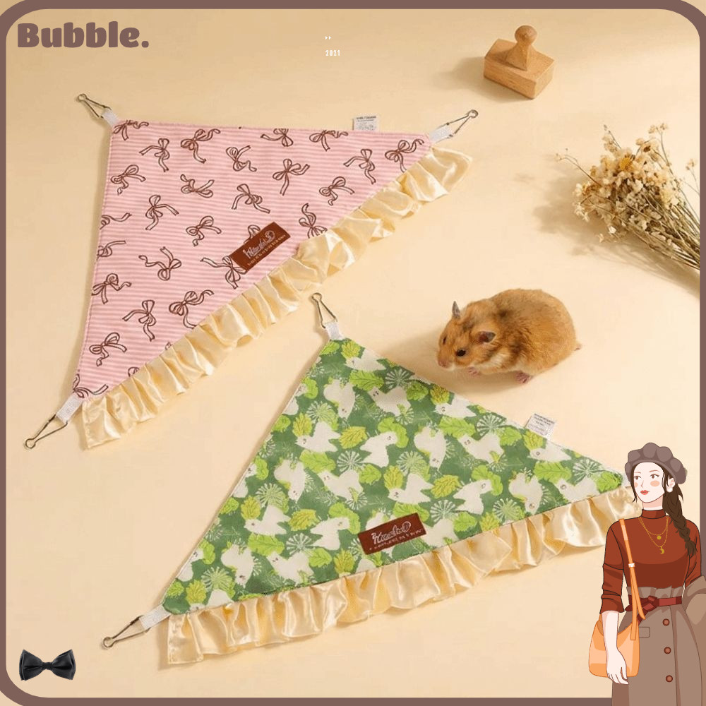 BUBBLE PET Hammock, Breathable Metal Small Pet Hammock, Hanging Compact Corner Hanging Guinea Pig สํ