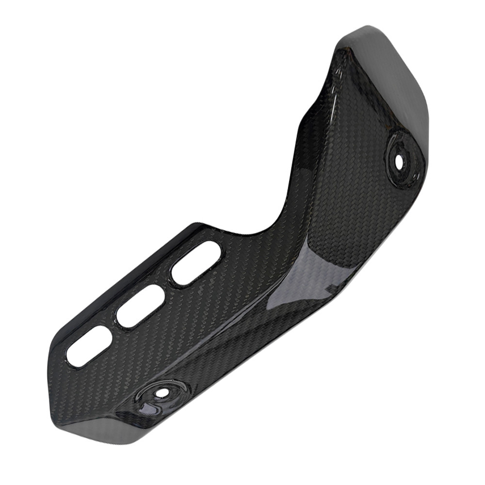 คาร์บอนไฟเบอร์ท่อไอเสียรถจักรยานยนต์ท่อป้องกันสําหรับ YAMAHA MT-07 MT07 2025-2026