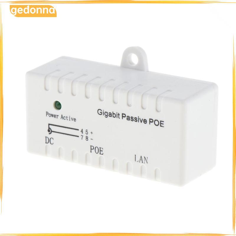 [gedonna] Gigabit Passive Power Over Ethernet POE หัวฉีดสําหรับขั้วต่อ 2.1 มม. x 5.5