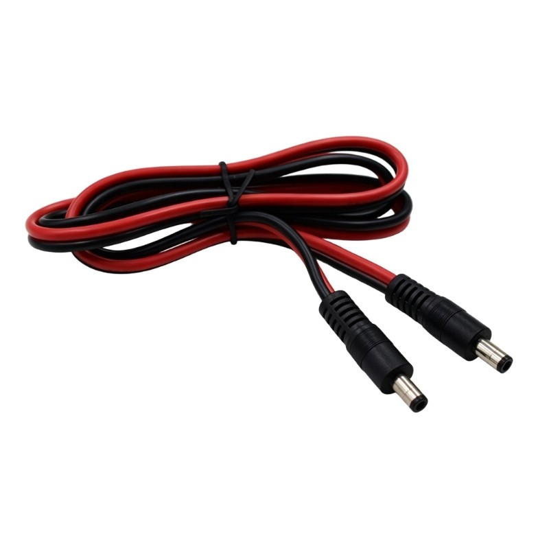 AADT 1m 14 AWG DC5 5X2 5Mm Connector Cable Male to Male for Power Connection