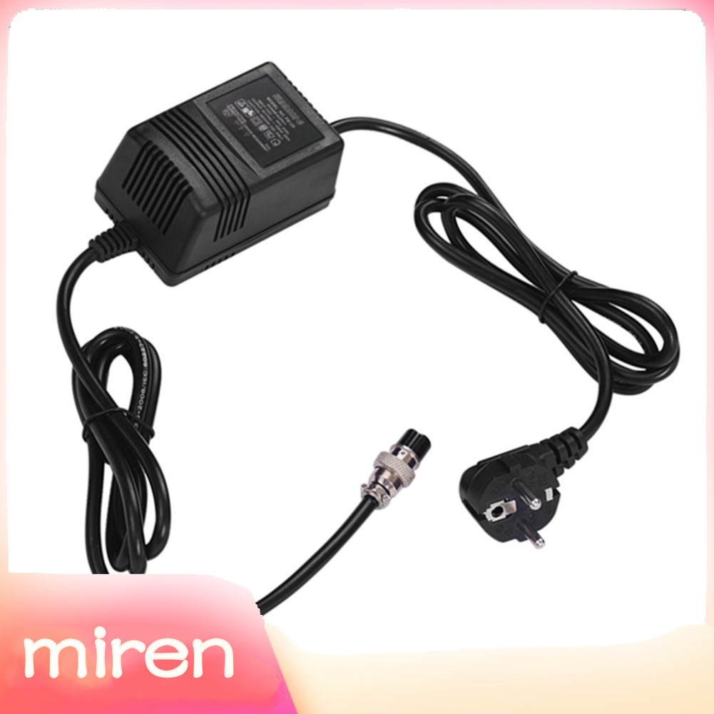 Miren-th Miren-th AC18.5V 420mA Ixing คอนโซลผสมแหล่งจ่ายไฟอะแดปเตอร์ AC 3-Pin Connector 110V US ปลั๊กสำหรับ Yamaha F4/F7/6FX/MG82X