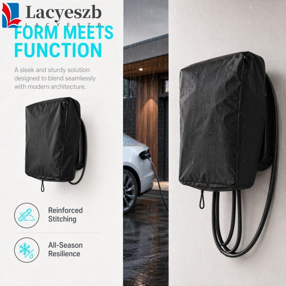 LACYESZB EV Charger Cover, Universal Weatherproof Electric Vehicle Charger Station Cover, Port Prote