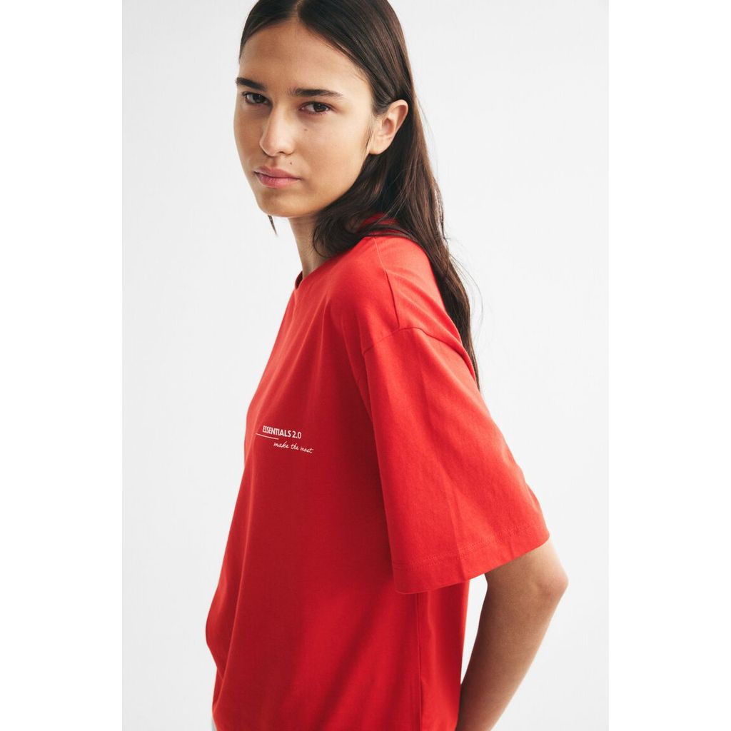 H&M(เอชแอนด์เอ็ม) เสื้อยืดพิมพ์ลาย ผู้หญิง 1354587_1