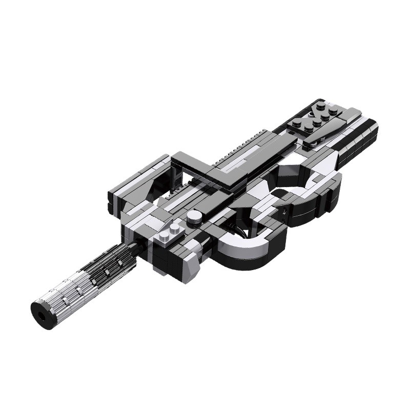 WOMA ของเล่น P90 Desert Eagle Scar 99 Uzi Micro 8 in 1 อาคารขนาดเล็กทหารรุ่นของเล่นก่อสร้างบล็อก 8 i