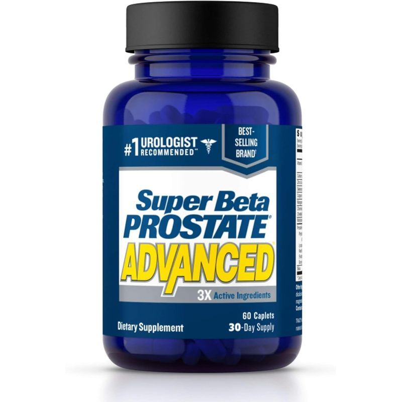 SUPER BETA PROSTATE Advanced - อาหารเสริมเพื่อสุขภาพต่อมลูกหมากสําหรับผู้ชาย 60ct