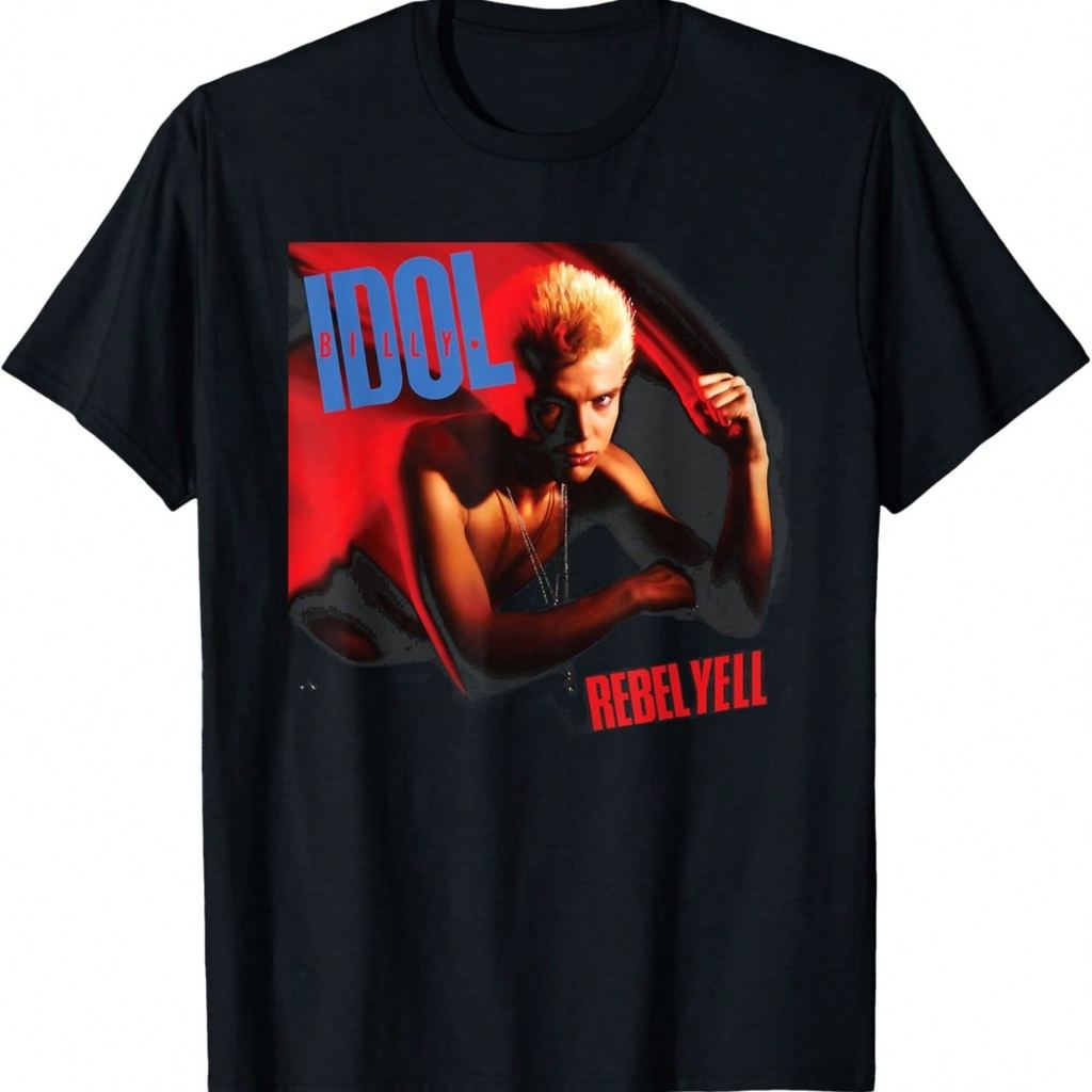 Billy Idol - เสื้อยืดปกอัลบั้ม Rebel Yell